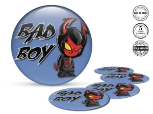 Domed Badges Horizon Apex